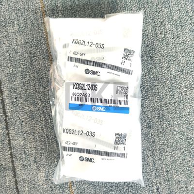 KQG2L12-03S থ্রেডযুক্ত বায়ুসংক্রান্ত টিউবিং ফিটিং 12 মিমি বায়ুসংক্রান্ত ফিটিং