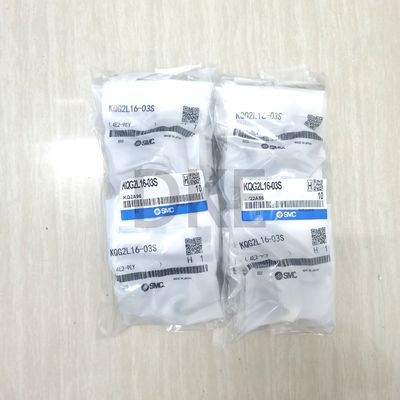 CE SMC KQG2L16-03S বায়ুসংক্রান্ত পায়ের পাতার মোজাবিশেষ ফিটিং গ্রিডযুক্ত সংযোগ তরল SS316