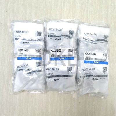 CE SMC KQG2L16-03S বায়ুসংক্রান্ত পায়ের পাতার মোজাবিশেষ ফিটিং গ্রিডযুক্ত সংযোগ তরল SS316