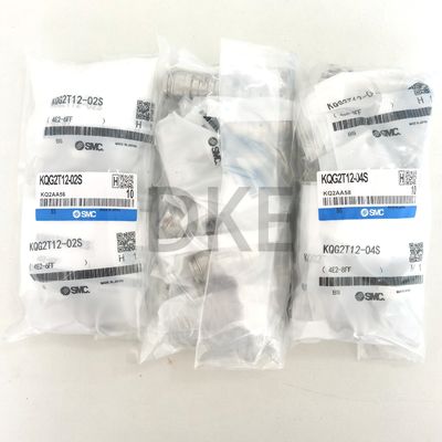 KQG2T12-04S বায়ুসংক্রান্ত টি ফিটিং সংযোগকারী SUS316 বায়ুসংক্রান্ত বায়ুসংক্রান্ত ফিটিং