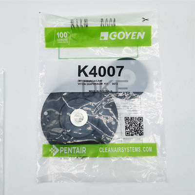 GOYEN পলস জেট ভালভ FKM ডায়াফ্রাম K4007 M1156 1-1/2 'DD,MM,T সিরিজ