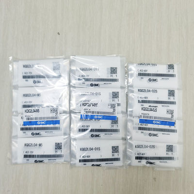 KQG2L04-02S Push To Connect Pneumatic Fittings গ্রীস মুক্ত ১.০ এমপিএ
