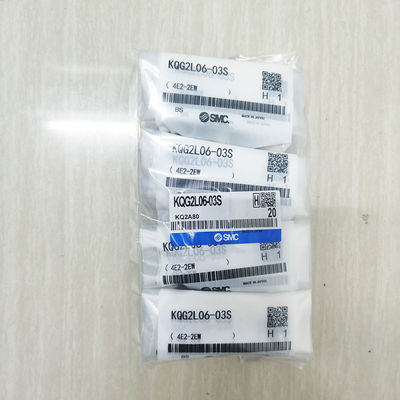 SMC KQG2L06-03S এল-সিরিজ চাপ বায়ুসংক্রান্ত জয়েন্ট -5 ~ 150 °C