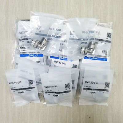 KQG2L12-04S SUS316 পাইপ এল আকৃতির বায়ুসংক্রান্ত দ্রুত পরিবর্তন সংযোগকারী