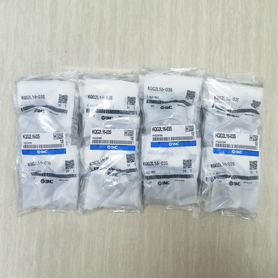 KQG2L16-03S Push To Connect Pneumatic Fittings Grease Free 3MPa (পনিউম্যাটিক ফিটিং সংযোগ করার জন্য ধাক্কা)