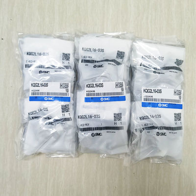 KQG2L16-03S Push To Connect Pneumatic Fittings Grease Free 3MPa (পনিউম্যাটিক ফিটিং সংযোগ করার জন্য ধাক্কা)