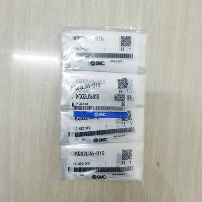SS316 এল আকৃতির গ্যাস পাইপ জয়েন্ট KQG2L06-01S SMC IOC