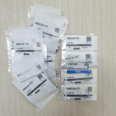 SS316 এল আকৃতির গ্যাস পাইপ জয়েন্ট KQG2L06-01S SMC IOC