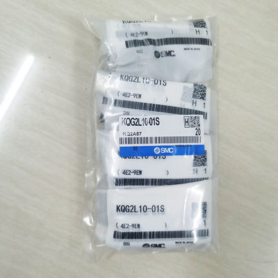 KQG2L10-01S বায়ুসংক্রান্ত পায়ের পাতার মোজাবিশেষ দ্রুত সংযোগ বায়ু লাইন ফিটিং