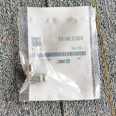 KQG2L06-01 বায়ুসংক্রান্ত নল ফিটিং সংযোগকারী,3.0 এমপিএ,এসএস 316