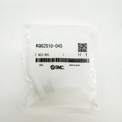 KQG2S10-04S বায়ুসংক্রান্ত পাইপ ফিটিং Ss 316 বায়ুসংক্রান্ত টিউব সংযোগকারী