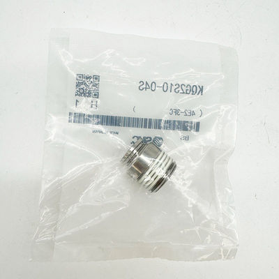 KQG2S10-04S বায়ুসংক্রান্ত পাইপ ফিটিং Ss 316 বায়ুসংক্রান্ত টিউব সংযোগকারী