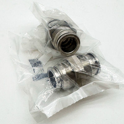 KQG2E16-00 Bulkhead Connector Push To Connect Fittings SUS316