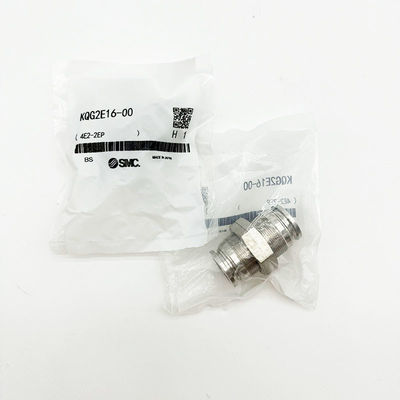 KQG2E16-00 Bulkhead Connector Push To Connect Fittings SUS316