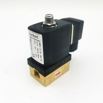 Burkert 00125348 6014 সোলিনয়েড ভালভ IP65 24V DC ভোল্টেজ
