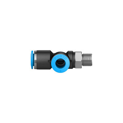 Festo QSTL-1/8-8 হাইড্রোলিক বায়ুসংক্রান্ত ফিটিং QSTL সিরিজ T ফিটিং R 1/8 পুরুষ থেকে 8 মিমি