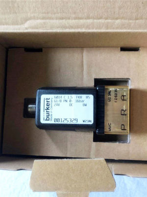 Burkert 00125329 3/2 ওয়ে সোলেনয়েড ভালভ 16 Bar 24v স্বাভাবিকভাবে বন্ধ G1/8