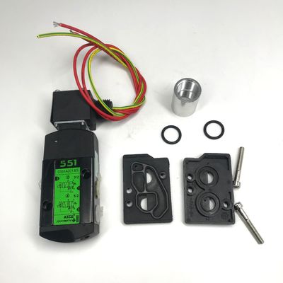 EFG551A001MS ASCO সিরিজ 551 সোলিনয়েড ভালভ ইন্টারফেস স্পুল ভালভ G 1/4 একক সোলিনয়েড