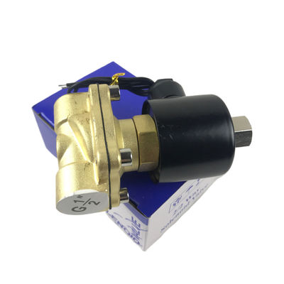 1 ইঞ্চি 2W200-25 ব্রাস ইলেকট্রিক সোলিনয়েড ভালভ স্বাভাবিকভাবে বন্ধ এনপিটি জল বায়ু ব্রাস সোলিনয়েড ভালভ এনসি 2 উপায়