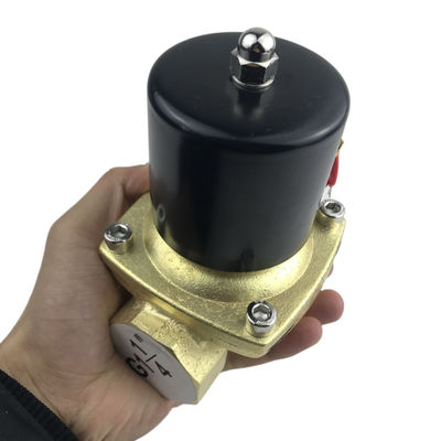 স্বাভাবিকভাবে খোলা 2W350-35 1 1/4 ইঞ্চি খাঁটি ব্রাস সোলিনয়েড ভালভ জল বায়ু ভালভ NO