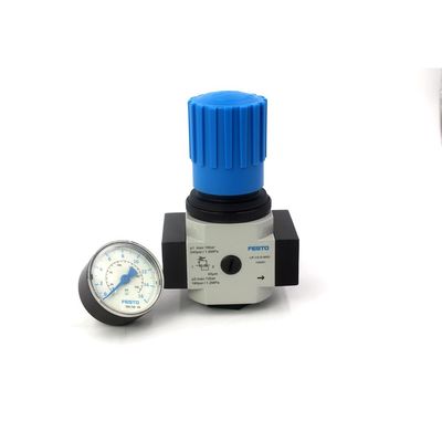 FESTO LR-1/2-D-MIDI 159581 LR-1/2-D-MIDI-MPA 8002257 0.5-12 বার চাপ পরিমাপের সাথে জিংক অ্যালোয় চাপ নিয়ন্ত্রক ভালভ