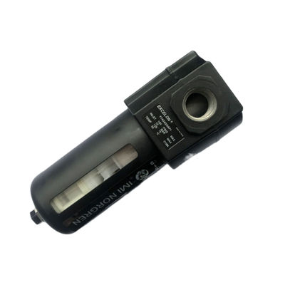 আইএমআই নরগ্রেন F74G-6GN-QP1 F74G সিরিজ এক্সেলন সাধারণ উদ্দেশ্য ফিল্টার G3/4 ম্যানুয়াল ড্রেন 5μM ফিল্টার উপাদান