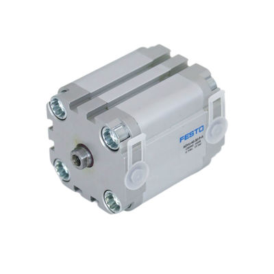 অ্যালুমিনিয়াম ব্যারেল ADVU-40-60-P-A সহ পুরুষ থ্রেড পিস্টন বায়ুসংক্রান্ত সিলিন্ডার