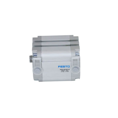 অ্যালুমিনিয়াম ব্যারেল ADVU-40-60-P-A সহ পুরুষ থ্রেড পিস্টন বায়ুসংক্রান্ত সিলিন্ডার