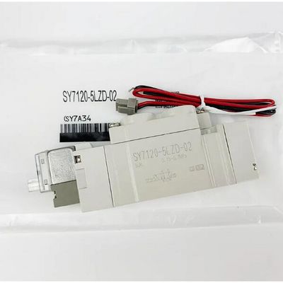 SY7120-5LZD-C4 বায়ুসংক্রান্ত সোলিনয়েড ভালভ এসএমসি এক-স্পর্শ ফিটিং পোর্ট আকার Ø4 ডিসি 24 ভি 2 অবস্থান একক