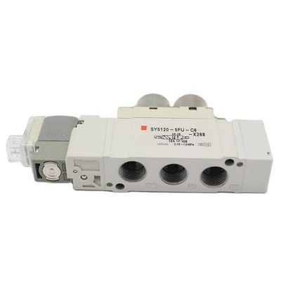 SY5320-5LZD-01 এসএমসি সোলিনয়েড ভালভ 3 অবস্থান বন্ধ কেন্দ্র DC24V পোর্ট আকার 1/8
