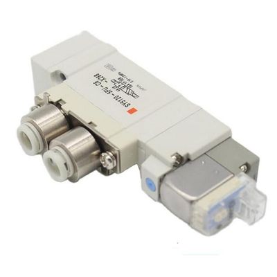 SY5320-5LZD-01 এসএমসি সোলিনয়েড ভালভ 3 অবস্থান বন্ধ কেন্দ্র DC24V পোর্ট আকার 1/8
