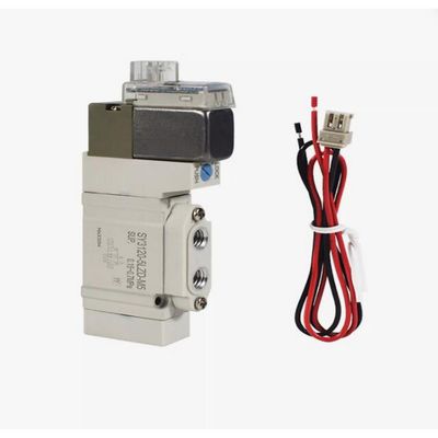এসএমসি সোলিনয়েড ভালভ SY5220-5LZD-C8 2 অবস্থান ডাবল ওয়ান-টাচ ফিটিং পোর্ট আকার ø8 DC24V