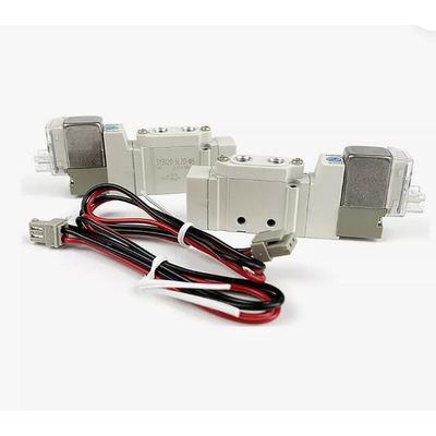 এসএমসি সোলিনয়েড ভালভ SY5220-5LZD-C8 2 অবস্থান ডাবল ওয়ান-টাচ ফিটিং পোর্ট আকার ø8 DC24V