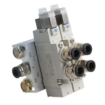 SY5220-6LZD-C4 সোলিনয়েড ভালভ SMC 2 অবস্থান ডাবল DC12V ওয়ান-টচ ফিটিং পোর্ট আকার Ø4