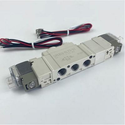 SMC SY5220-5LZD-01 DC24V পোর্ট আকার 1/8 বায়ুসংক্রান্ত Solenoid ভালভ থ্রেড পাইপিং 2 অবস্থান ডাবল
