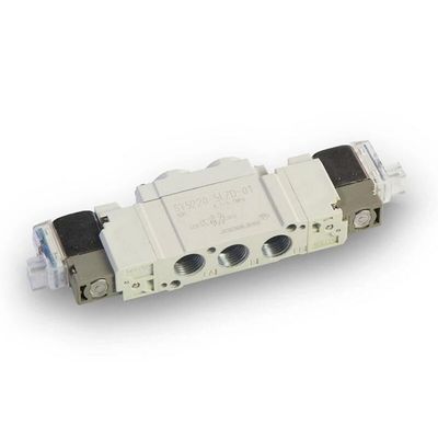 SMC SY5120-5LZD-C8 2 অবস্থান একক এক-স্পর্শ ফিটিং ø8 বায়ুসংক্রান্ত Solenoid ভালভ DC24V