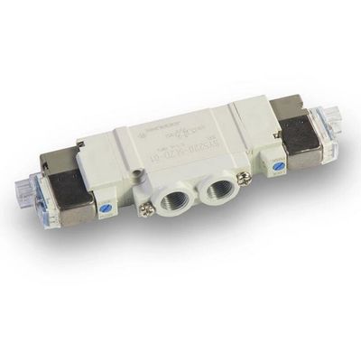 SMC SY5120-5LZD-C8 2 অবস্থান একক এক-স্পর্শ ফিটিং ø8 বায়ুসংক্রান্ত Solenoid ভালভ DC24V