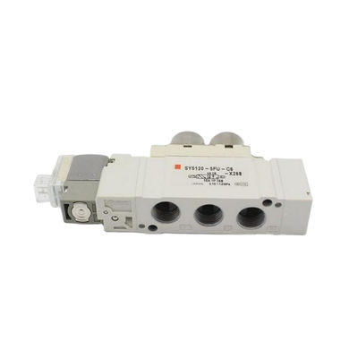 সোলিনয়েড ভালভ SY5120-5LZD-C4 এসএমসি ওয়ান-টাচ ফিটিং পোর্ট আকার Ø4 ডিসি 24 ভি 2 অবস্থান একক