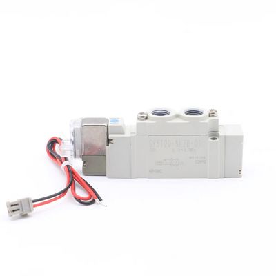 সোলিনয়েড ভালভ SY5120-6LZD-01 SMC2 অবস্থান একক DC12V পোর্ট আকার 1/8 থ্রেড পাইপিং