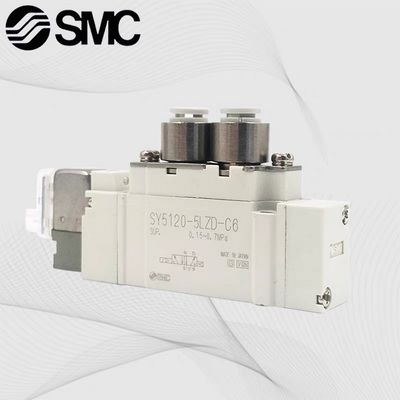 সোলিনয়েড ভালভ SY5120-5LZD-01 SMC2 অবস্থান একক DC24V পোর্ট আকার 1/8 থ্রেড পাইপিং