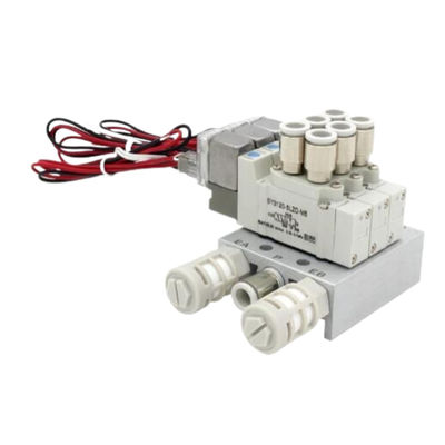 SY3320-6LZD-C8 এসএমসি সোলিনয়েড ভালভ 3 অবস্থান বন্ধ কেন্দ্র DC12V পোর্ট আকার Ø8