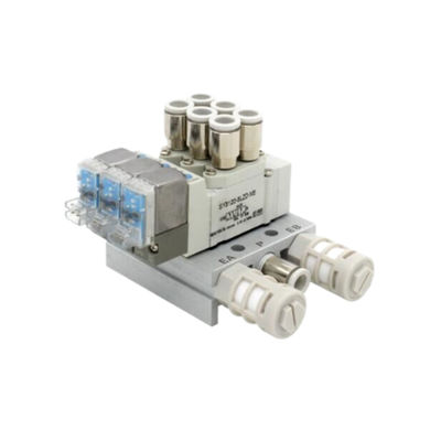 SY3320-6LZD-C8 এসএমসি সোলিনয়েড ভালভ 3 অবস্থান বন্ধ কেন্দ্র DC12V পোর্ট আকার Ø8