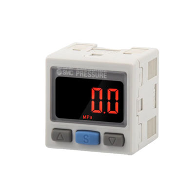 SMC ZSE30A-01-B ডিজিটাল চাপ সুইচ ভ্যাকুয়াম চাপ R1/8 2-রঙ প্রদর্শন PNP ওপেন সংগ্রাহক 2 আউটপুট