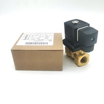 Burkert 00221654 6213 টাইপ G1/2 2/2 স্বাভাবিকভাবে বন্ধ 1.3 প্রবাহ গর্ত, EPDM সিলড -30 ~ + 90 ° C ব্রাস ভালভ শরীর DC24V 8W 0-10bar