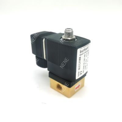 BURKERT ইলেক্ট্রোম্যাগনেটিক ভালভ 00126195 6014 D স্বাভাবিকভাবে খোলা G1/8 1.5 প্রবাহ গর্ত DC24V 8W