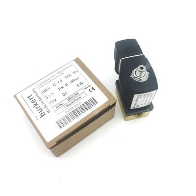 00125357 সোলিনয়েড ভালভ BURKERT 6014 D স্বাভাবিকভাবে খোলা G1/4 2.0 ফ্লো হোল DC24V 8W