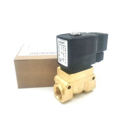 00125358 BURKERT সোলিনয়েড ভালভ 6014 D G1/4 2.0 ফ্লো হোল AC24V 8W ব্রাস ভালভ শরীর 32 * 46 0~10bar