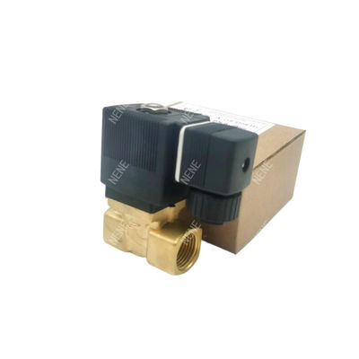 6014 D স্বাভাবিকভাবে খোলা 00126205 Burkert Solenoid Valve G1/4 2.5 ফ্লো হোল DC24V 8W ব্রাস ভ্যালভের দেহ 32 * 46 0~6bar