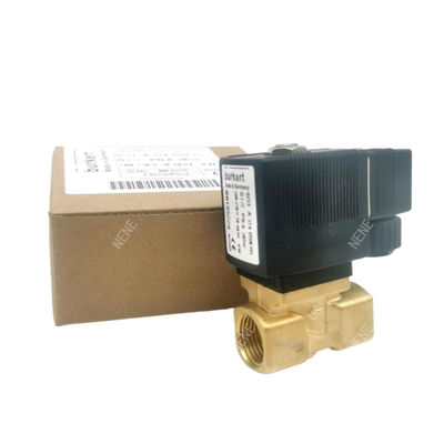 6014 D স্বাভাবিকভাবে খোলা 00126205 Burkert Solenoid Valve G1/4 2.5 ফ্লো হোল DC24V 8W ব্রাস ভ্যালভের দেহ 32 * 46 0~6bar