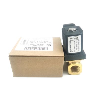 AC220V 00126219 Solenoid Valve Burkert AC220V 6014 C স্বাভাবিকভাবে বন্ধ G1/8 1.5 প্রবাহ গর্ত 8W স্টেইনলেস স্টীল ভালভ শরীর 0 ~ 16bar